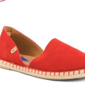 Verbenas Suede Espadrille in Red Size- EU 40/USA 10 NWT